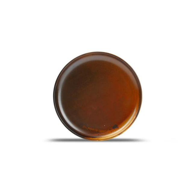 F2D | Plat bord 20,5cm dark brown Escura 6/box