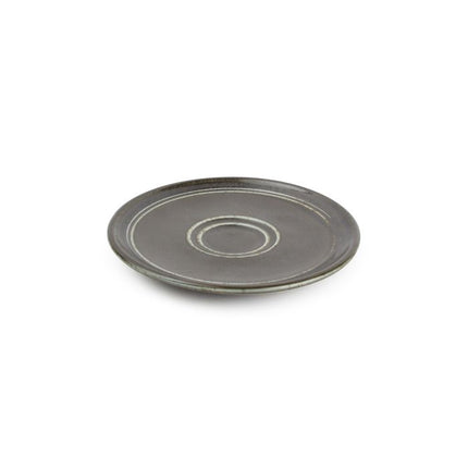 F2D Ceres schotel 14 cm zwart – detail van het zwarte porselein voor de horeca