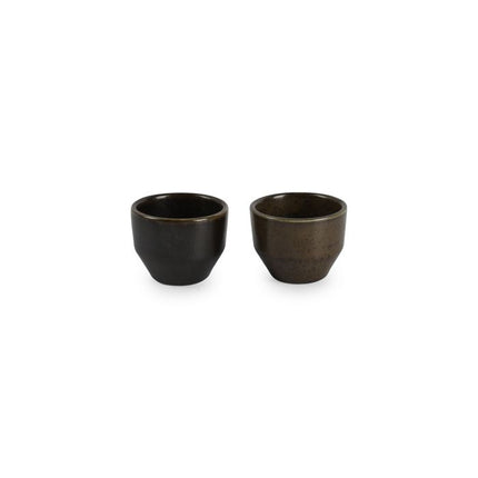 F2D | Kom/mokkakop 6,5cl black Ceres 6/Box