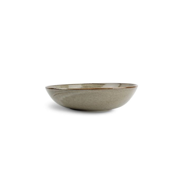 F2D | Diep bord 22xH6cm grey Ceres 3/Box