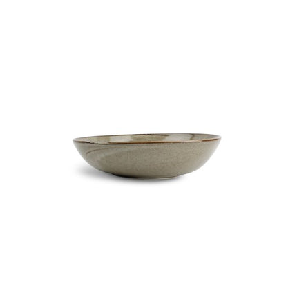 F2D | Deep plate 22xH6cm grey Ceres 3/Box