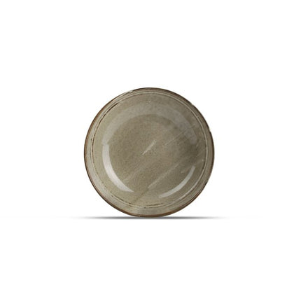 F2D | Deep plate 22xH6cm grey Ceres 3/Box