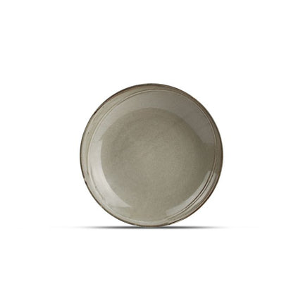 F2D | Diep bord 24,5xH4cm grey Ceres 3/Box