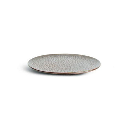 F2D | Plat bord 15,5cm gehamerd copper Brass 4/box