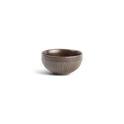 F2D | Kom 8,5xH4cm gestreept copper Brass 6/box