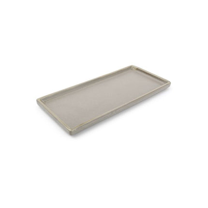 F2D | Serveerschaal 22x10xH1,5cm brown Structo 4/box