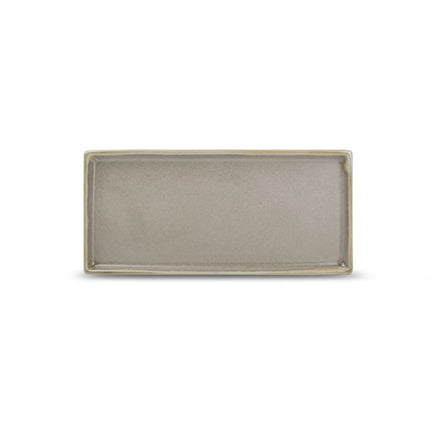 F2D | Serveerschaal 22x10xH1,5cm brown Structo 4/box