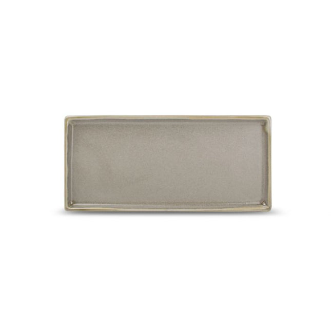 F2D | Serveerschaal 22x10xH1,5cm brown Structo 4/box