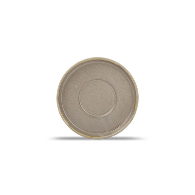 F2D | Schotel 14xH1,5cm brown Structo 4/box