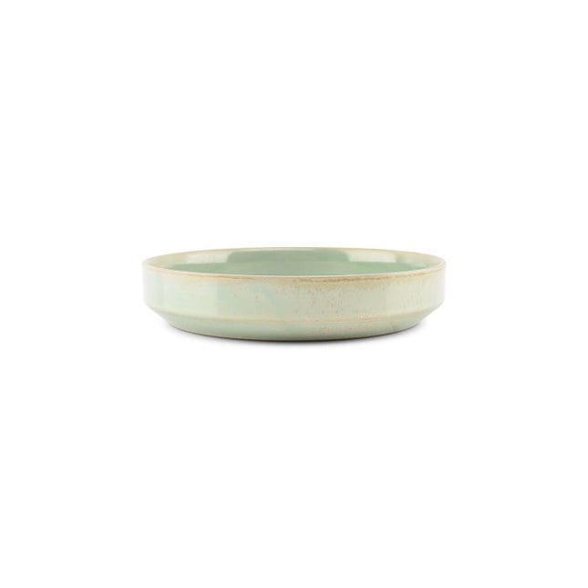 F2D | Diep bord 22xH4,5cm turquoise Structo 4/box