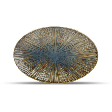 F2D | Serveerschaal 25,5x17cm forest Halo 4/box