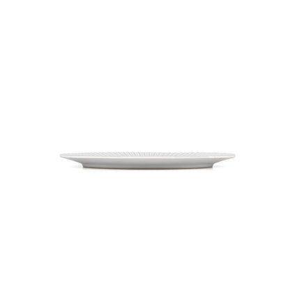F2D | Plat bord 20,5cm gestreept white Brass 4/box