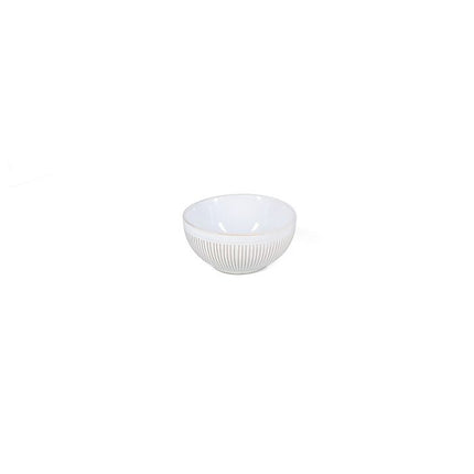 F2D | Kom 11,5xH5,5cm gestreept white Brass 4/box