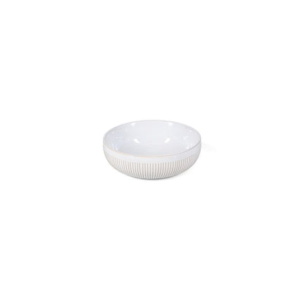 F2D | Kom 15,5xH5cm gestreept white Brass 4/box