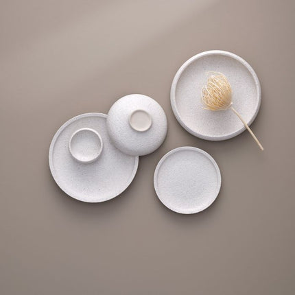 F2D | Plat bord 19cm chalk white Calca 6/box