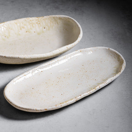 F2D | Serveerschaal 33x15cm beige Vita 4/box