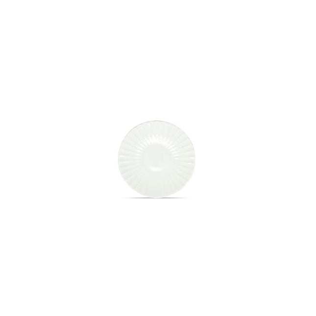 F2D | Plat bord 12cm white Bloom 4/box
