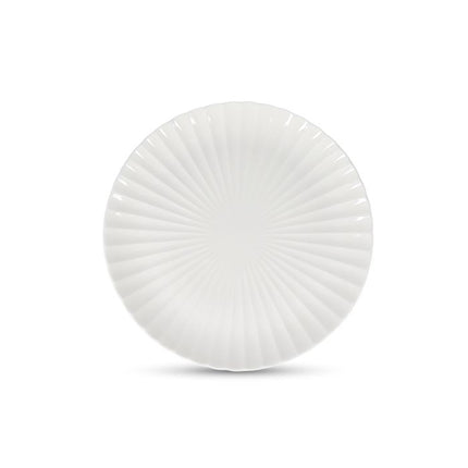F2D | Plat bord 25cm white Bloom 4/box