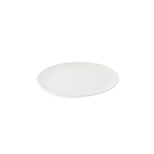 F2D | Plat bord 25cm white Bloom 4/box