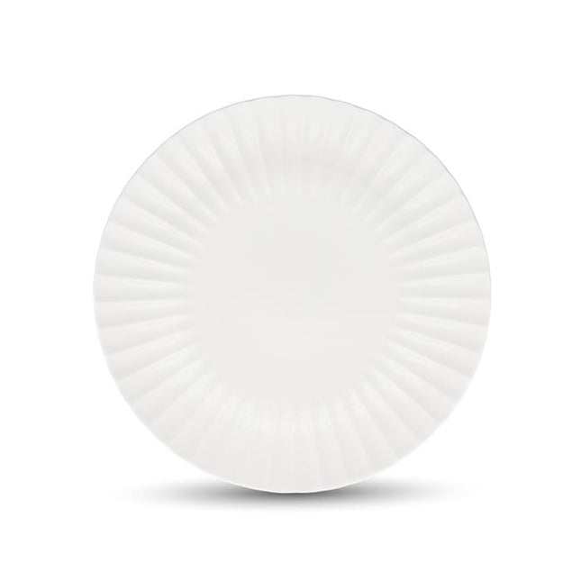 F2D | Plat bord 31cm white Bloom 4/box