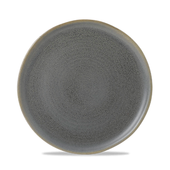 Dudson Evo Granite plat bord 25,2 cm – graniet-grijs porseleinen plat bord voor de horeca