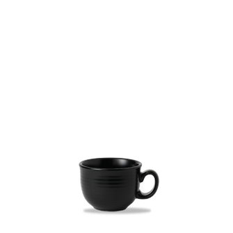 Dudson Evo Jet koffie-verkeerd kop 280 ml – gitzwarte porseleinen kop voor de horeca