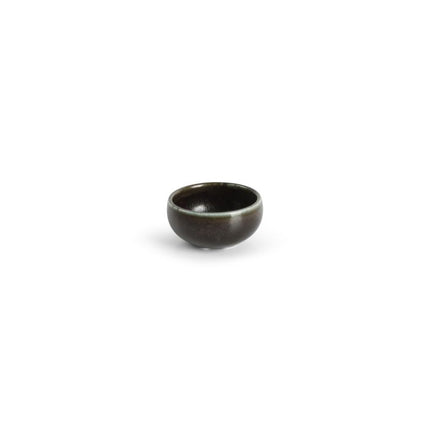 F2D | Bowl 5xH2.5cm black Ceres 12/Box