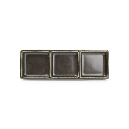 F2D | Serveerschaal 24x8cm black Ceres 4/Box – Fine Dining & Living