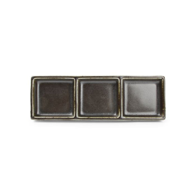 F2D | Serveerschaal 24x8cm black Ceres 4/Box – Fine Dining & Living