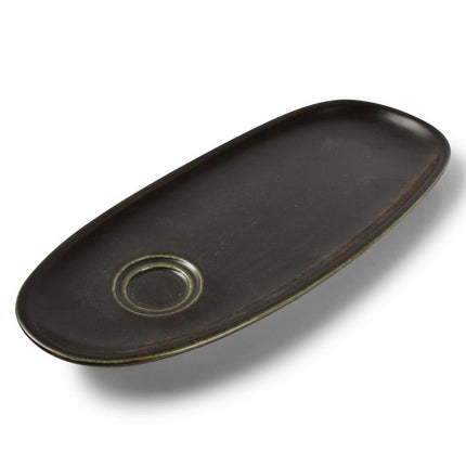 F2D | Dish 35x15cm universal black Ceres 6/Box