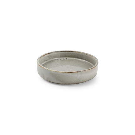 F2D | Flat plate 13.5xH3cm grey Ceres 12/Box