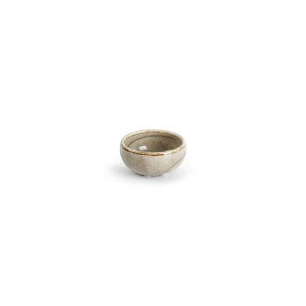 F2D | Bowl 5xH2.5cm grey Ceres 12/Box