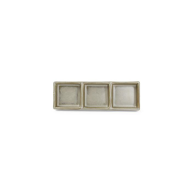 F2D | Serveerschaal 24x8cm green Usko 4/Box – Fine Dining & Living