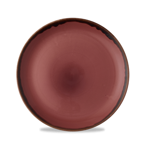Dudson Harvest Plum coupebord 21,7 cm – pruimpaars porseleinen bord voor fine dining