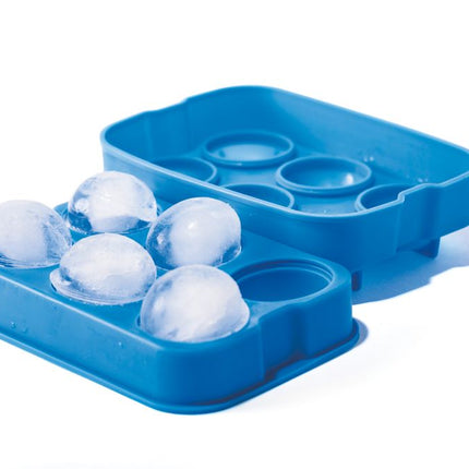 Hendi ijsblokjesvorm silicone – 6 ronde ijsballen voor whisky en cocktails in de bar