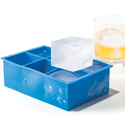 IJsblokjesvorm6 kubus XL ijsblokjes silicone 1/box