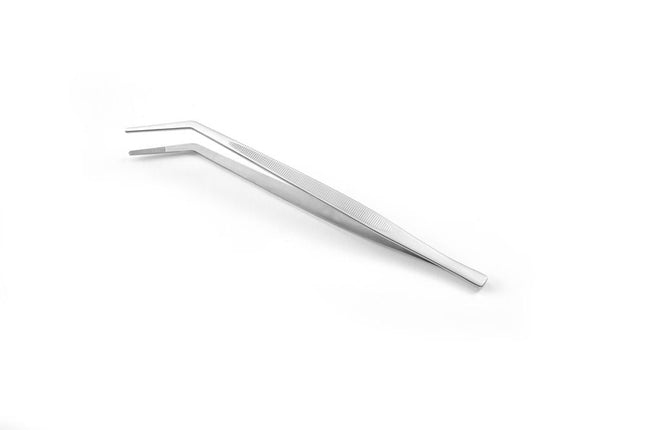 Forceps curved stainless steel 240 mm 1/box