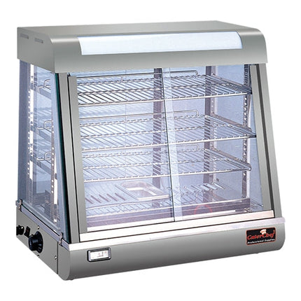 Heated Display Case Silver 70 cm