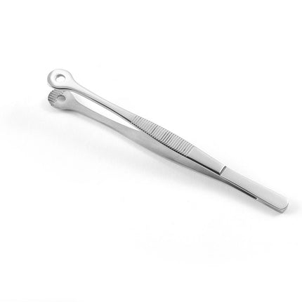 Hendi pincet met ronde kop RVS 150 mm – fijne keukenpincet voor garnering en amuses in restaurant