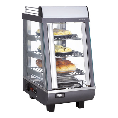 Hot food display cabinet Black 48 liter