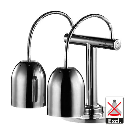 Warmhoudlamp Duo (RVS)