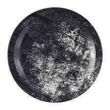 Dudson Urban Blk bord 25,4 cm – zwart porseleinen bord voor fine dining en restaurants