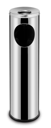 Waste bin with ashtray 15 lgloss 1/box