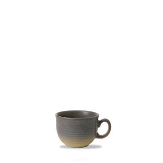 Dudson Evo Granite mok 320 ml – graniet-grijze porseleinen koffiemok voor de horeca