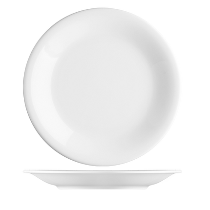 Benedikt Princip COUP bord Ø 31 cm – randloos porseleinen bord voor fine dining