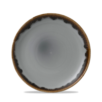 Dudson Harvest Grey coupebord 21,7 cm – grijs porseleinen bord voor fine dining