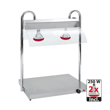 Heated bridge shelf 2/1 GN