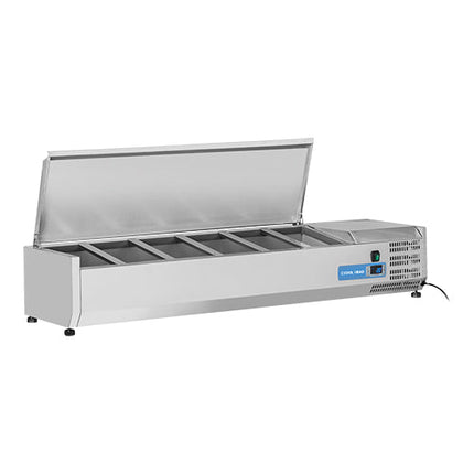 Display case 6* 1/4 GN Stainless Steel Lid