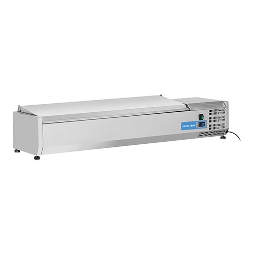 Display case 6* 1/4 GN Stainless Steel Lid