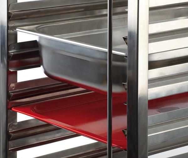 APS GN 1/1 trolley detail – transportwagen voor gastronormbakken in horeca en zorg